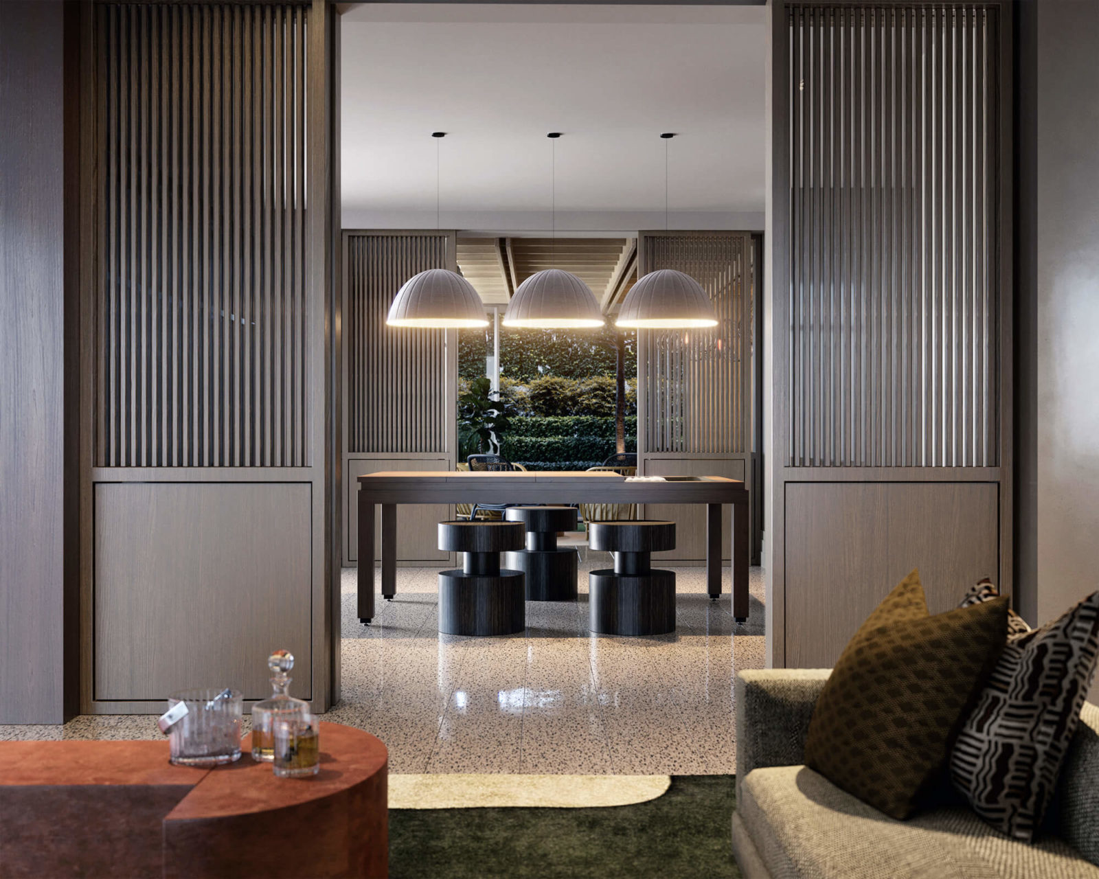 3D interior visualizations for a sophisticated hotel in Dallas