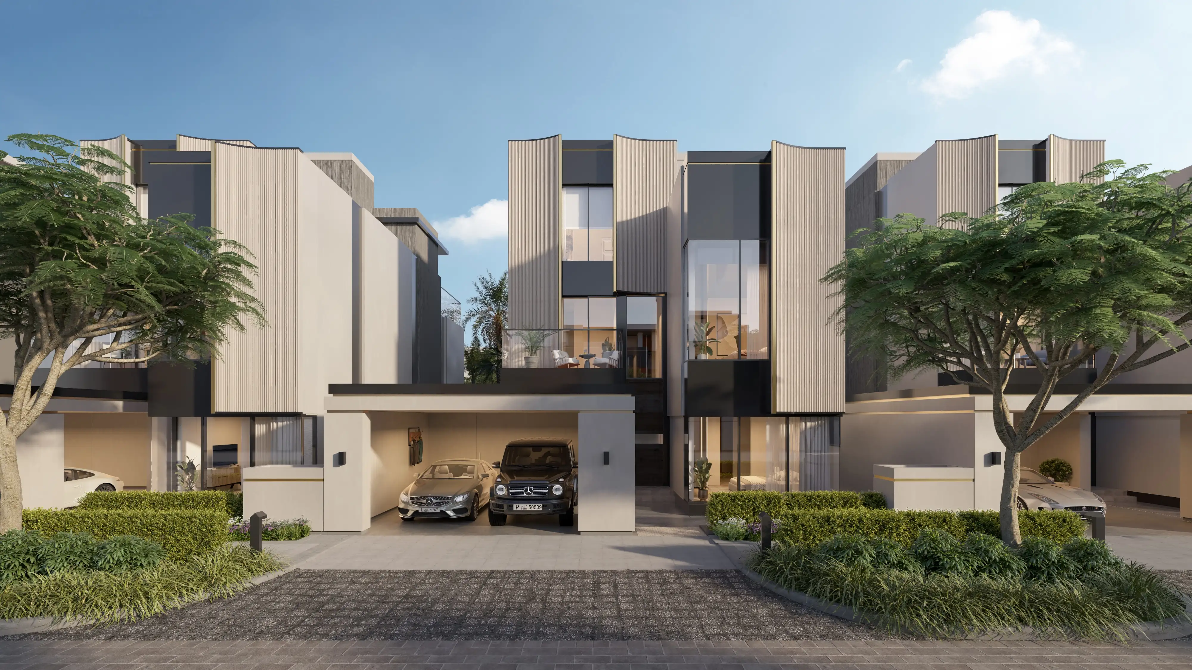 Luxury Villa Interior Rendering
